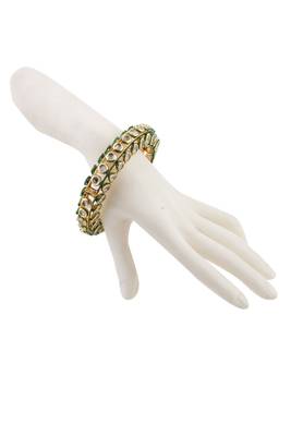 Gold Kundan Bracelets 3