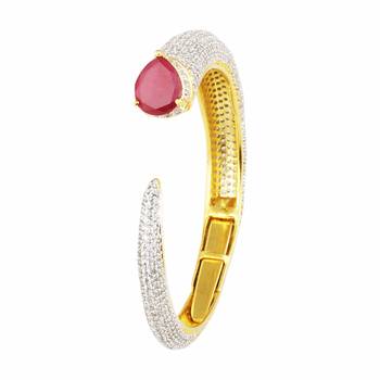 Red Cubic Zirconia Bracelets 1