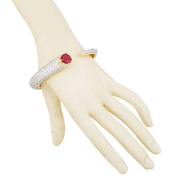 Red Cubic Zirconia Bracelets 3