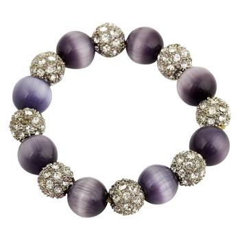 Purple Cubic Zirconia Bracelets 1
