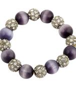 Purple Cubic Zirconia Bracelets