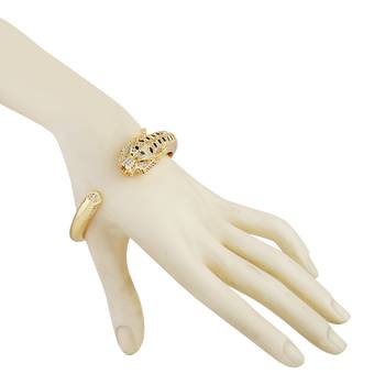 Gold Cubic Zirconia Bracelets 4