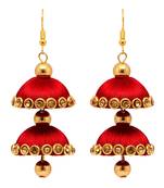 Maroon Jhumkas