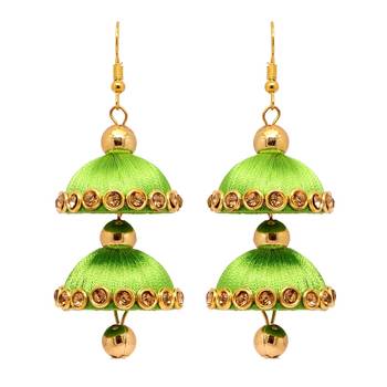 Green Jhumkas 1