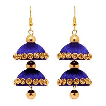Blue Jhumkas 1