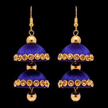 Blue Jhumkas 3