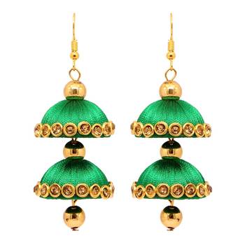 Green Jhumkas 1