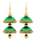 Green Jhumkas