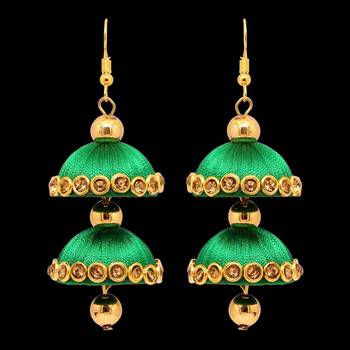 Green Jhumkas 3