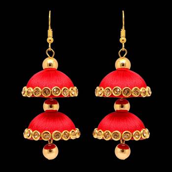 Red Jhumkas 3