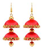 Pink Jhumkas