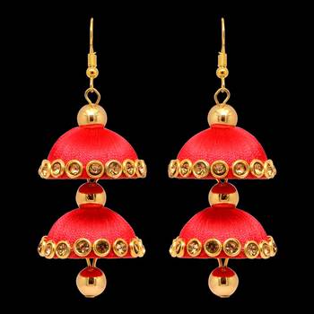 Pink Jhumkas 3