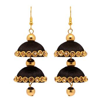 Black Jhumkas 1