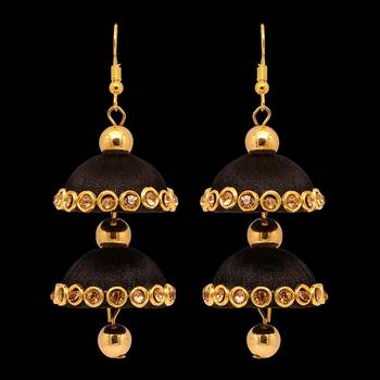Black Jhumkas 3