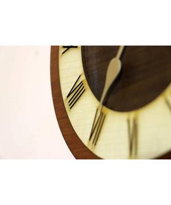 Islamic Home D  Cor Wall Clock Allah Mohammad 18 * 8 Inchs (Allah Mohammad Ayat Al Kursi) 5