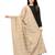 Beige Cotton Silk Zari Woven Womens Dupatta