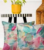 HOUZZCODE Set of 2 Abstract Square Cushion Covers