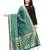 Turquoise Poly Silk Banarasi Womens Dupatta