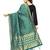 Turquoise Poly Silk Banarasi Womens Dupatta