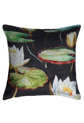 HOUZZCODE Green Set of 2 Floral Square Cushion Covers 2