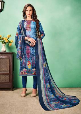 Multicolor embroidered cotton salwar 1
