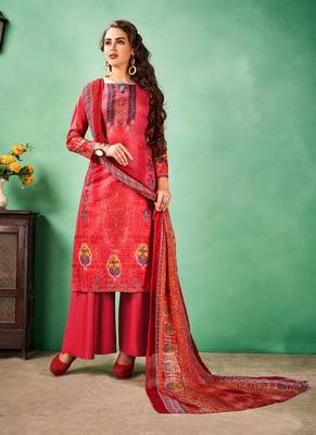 Multicolor embroidered cotton salwar 1