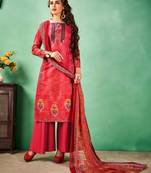 Multicolor embroidered cotton salwar