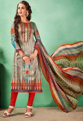Multicolor embroidered cotton salwar 1