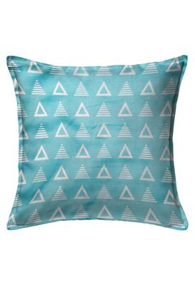HOUZZCODE Multicoloured Set of 2 Solid Square Cushion Covers 2