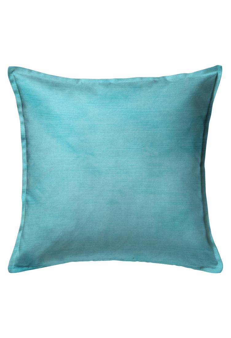 HOUZZCODE Multicoloured Set of 2 Solid Square Cushion Covers