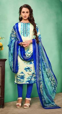 Multicolor embroidered cotton salwar 2