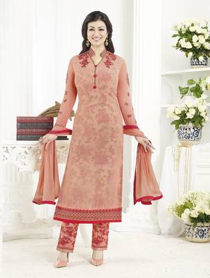 Cream embroidered santoon salwar 1