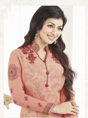 Cream embroidered santoon salwar 2
