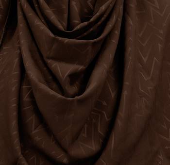 Coffee Color Embossed Chiffon Square Scarf Hijab 2