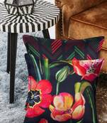 HOUZZCODE  Set of 2 Floral Square Cushion Covers