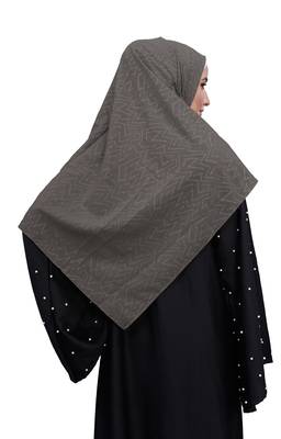 Embossed Chiffon Square Scarf Hijab For Women 4