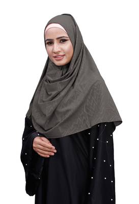 Embossed Chiffon Square Scarf Hijab For Women 5