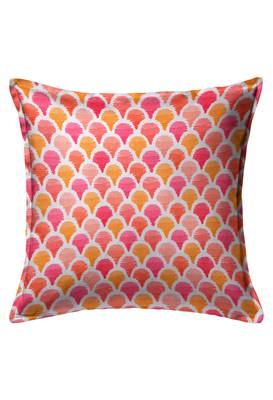 HOUZZCODE Pink Set of 2 Ethnic Motifs Square Cushion Covers 3