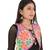 Women's Cotton Blend Kutchi Embroidered Sleeveless Short Ethnic Jacket/Koti
