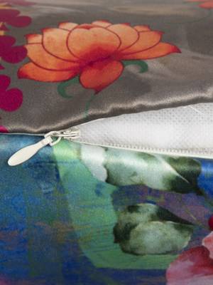 HOUZZCODE Multicoloured Set of Single Floral Square Cushion Covers 5