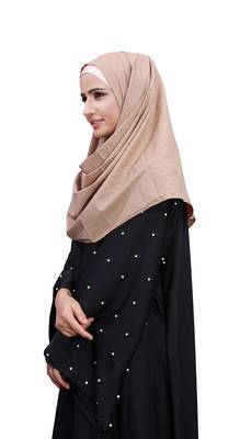 Embossed Chiffon Square Scarf Hijab For Women 2