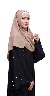 Embossed Chiffon Square Scarf Hijab For Women 4