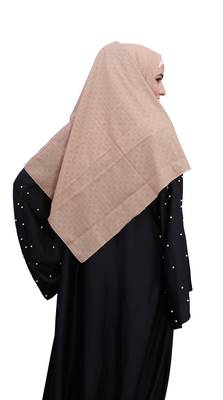 Embossed Chiffon Square Scarf Hijab For Women 5