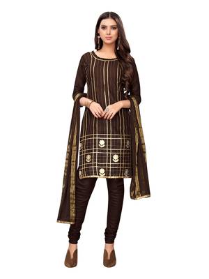 Brown Gotta Patti Cotton Salwar 1
