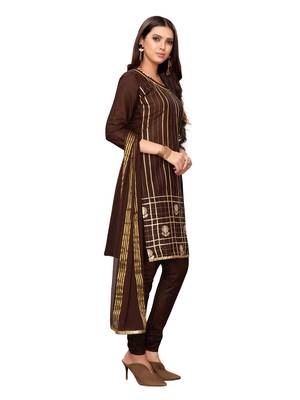 Brown Gotta Patti Cotton Salwar 3