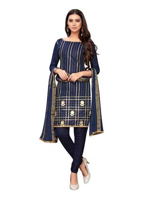 Navy-Blue Gotta Patti Cotton Salwar 1