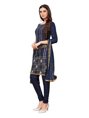Navy-Blue Gotta Patti Cotton Salwar 2