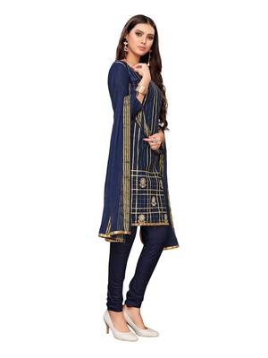 Navy-Blue Gotta Patti Cotton Salwar 3
