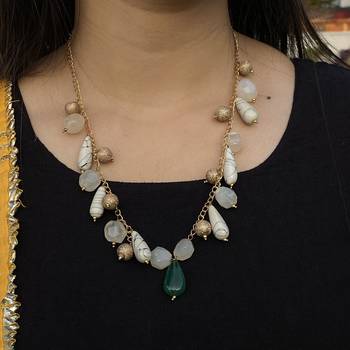 Multicoloured Silver Tone Long Necklace 2