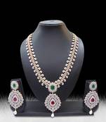 Multicolor american diamonds necklace-sets